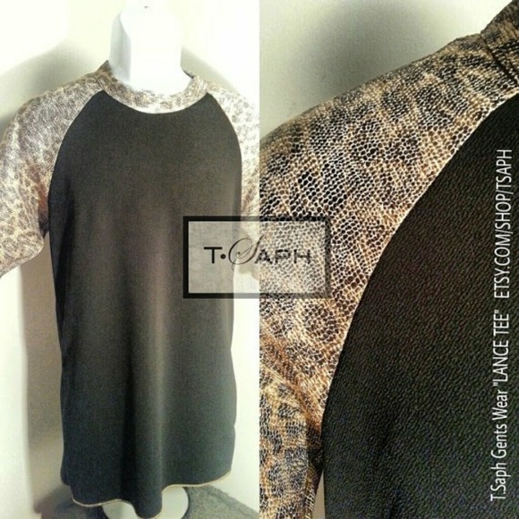TSAPH Leopard Lance Tee, Size M New with tags - Picture 2 of 3